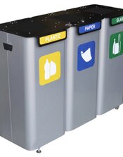 Rūšiavimui skirtos šiukšlių dėžės