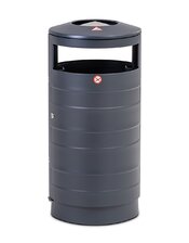 Metalinės lauko šiukšlių dėžės