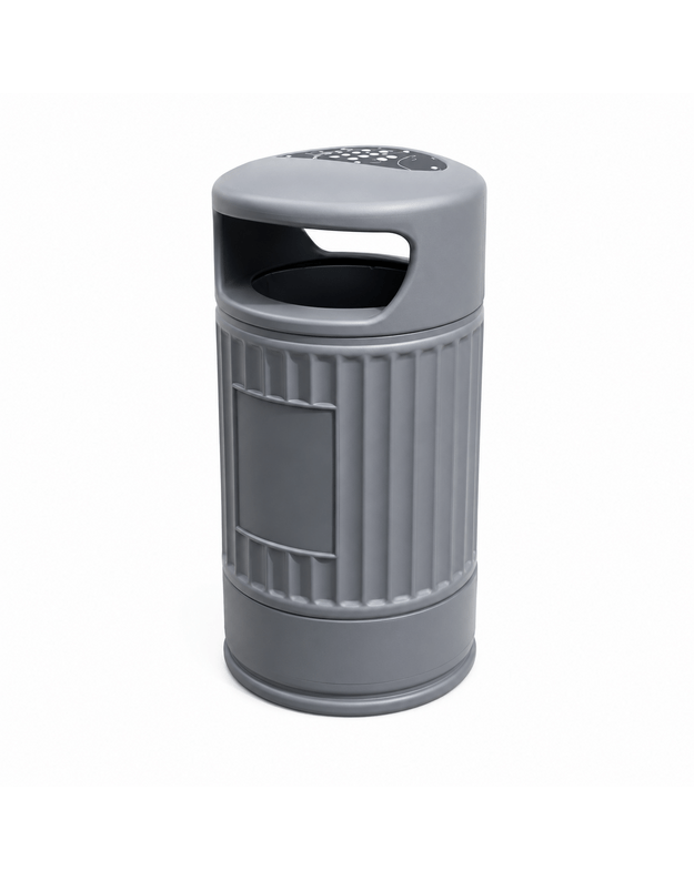Šiukšliadėžė Mini Classic Bin su pelenine, 70 litrų