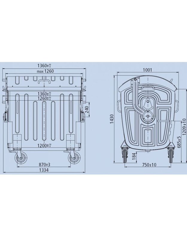 Metalinis konteineris 11-32E